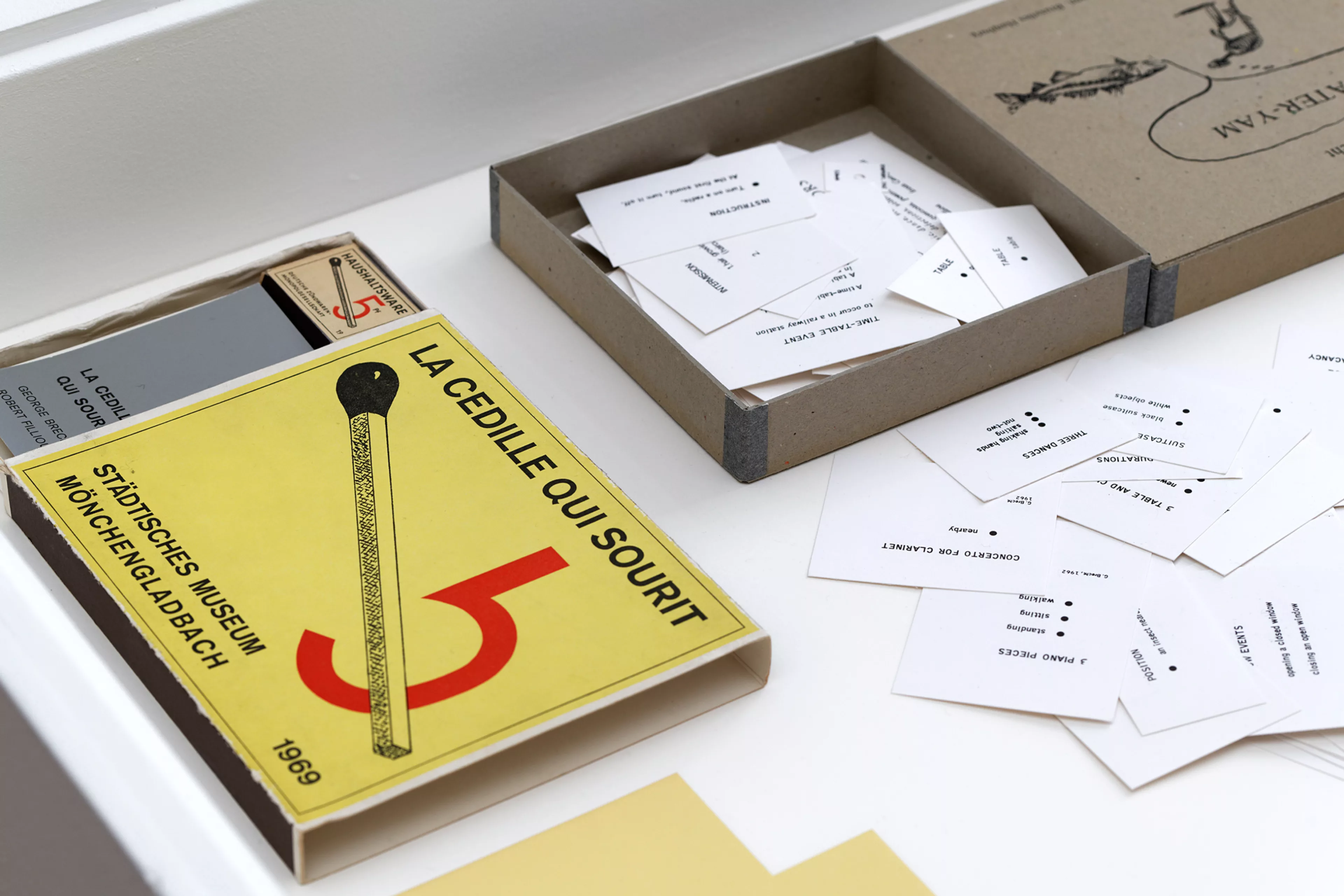 Vue de l'exposition Raoul Hausmann et les poésies expérimentales Européennes