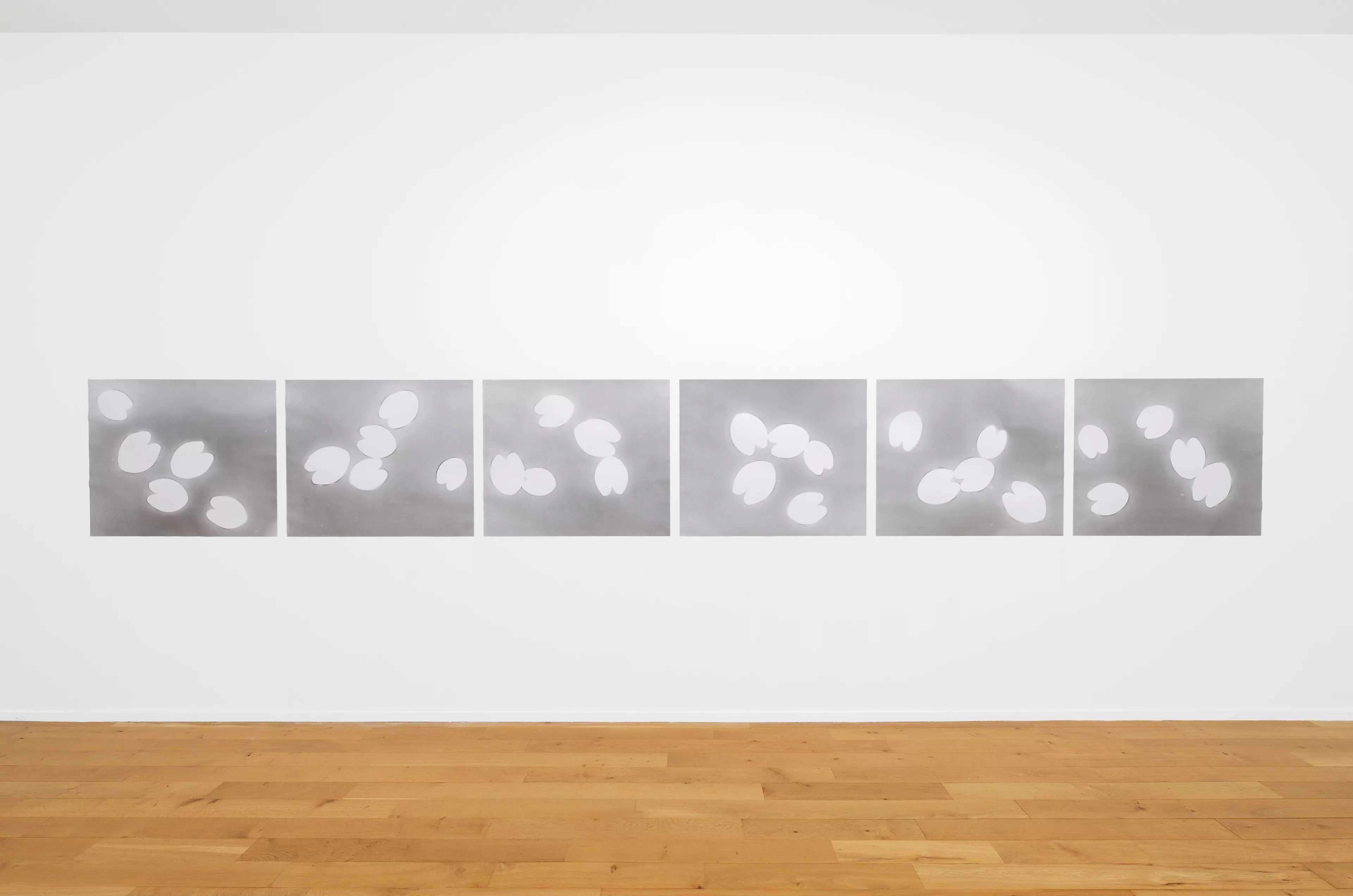 Vue de l'exposition Eroded Landscape : accrochage de la collection