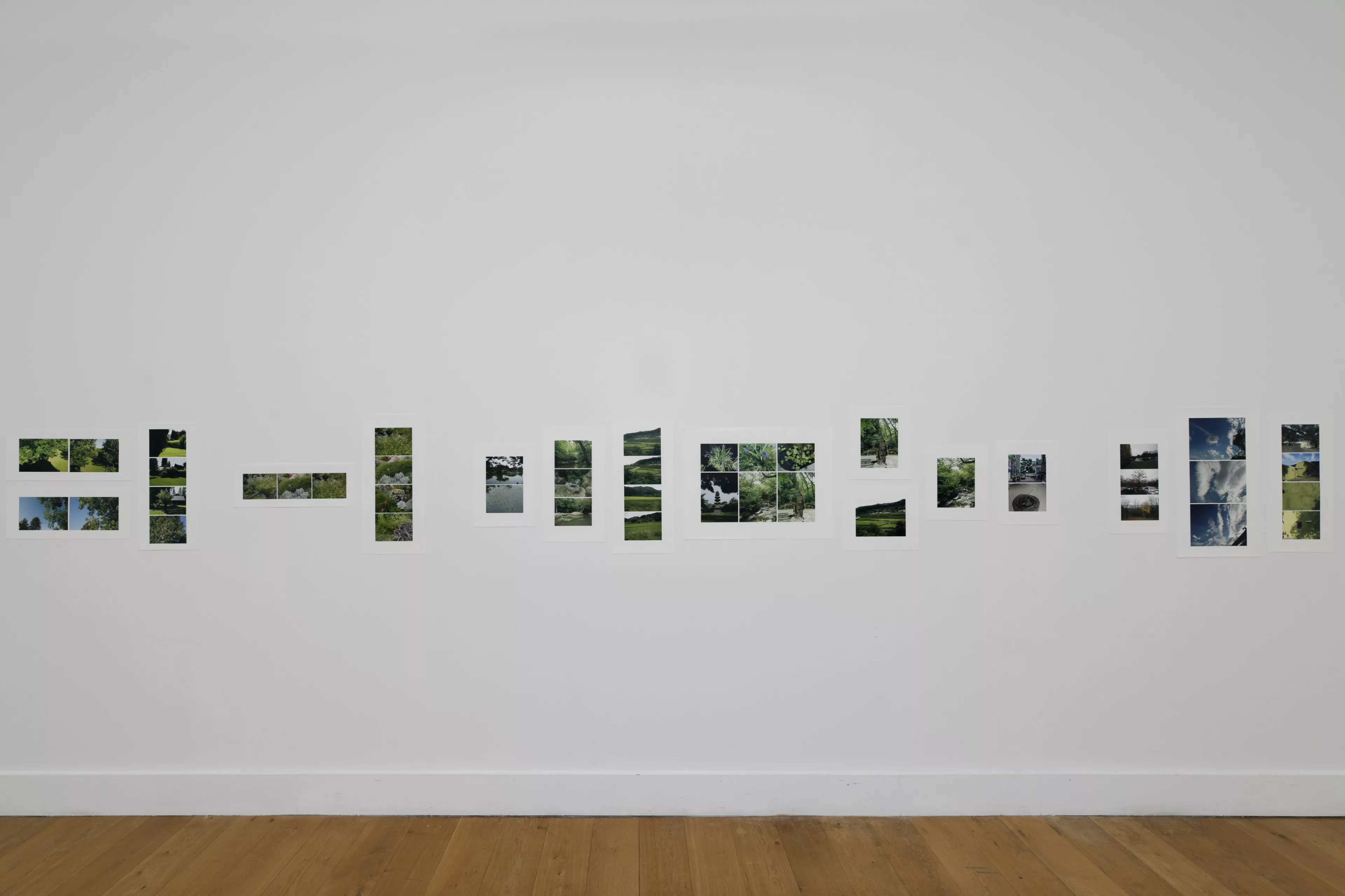 Vue de l'exposition Spaces to see