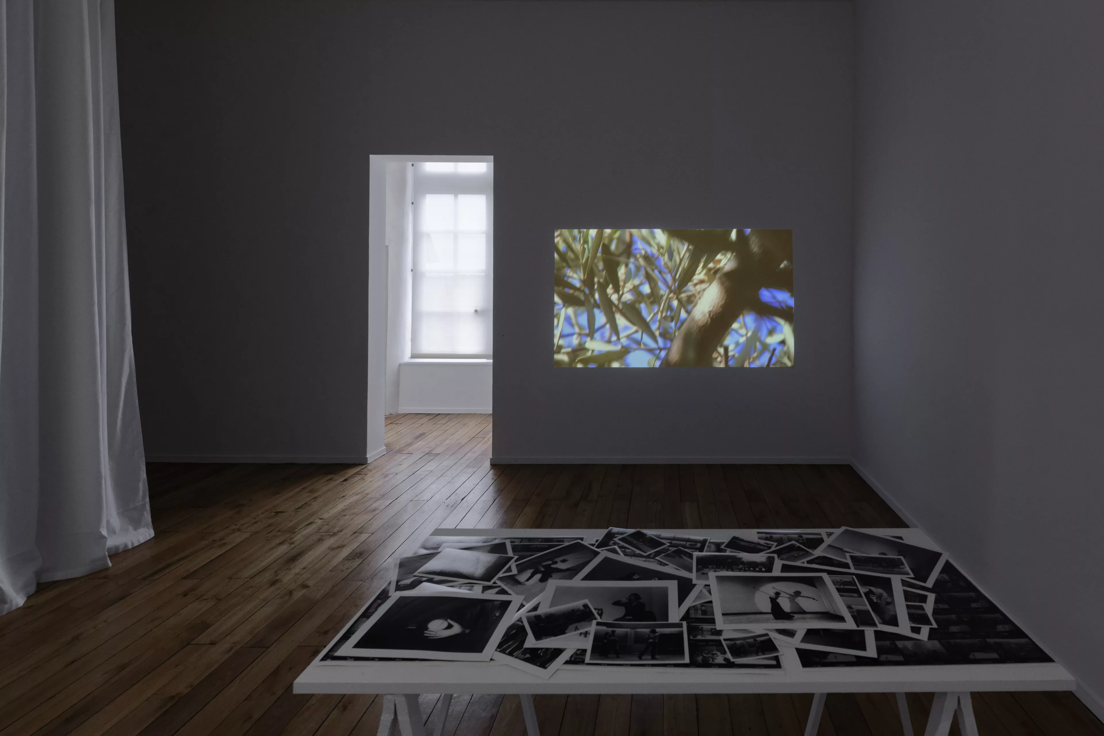 Vue de l'exposition Spaces to see