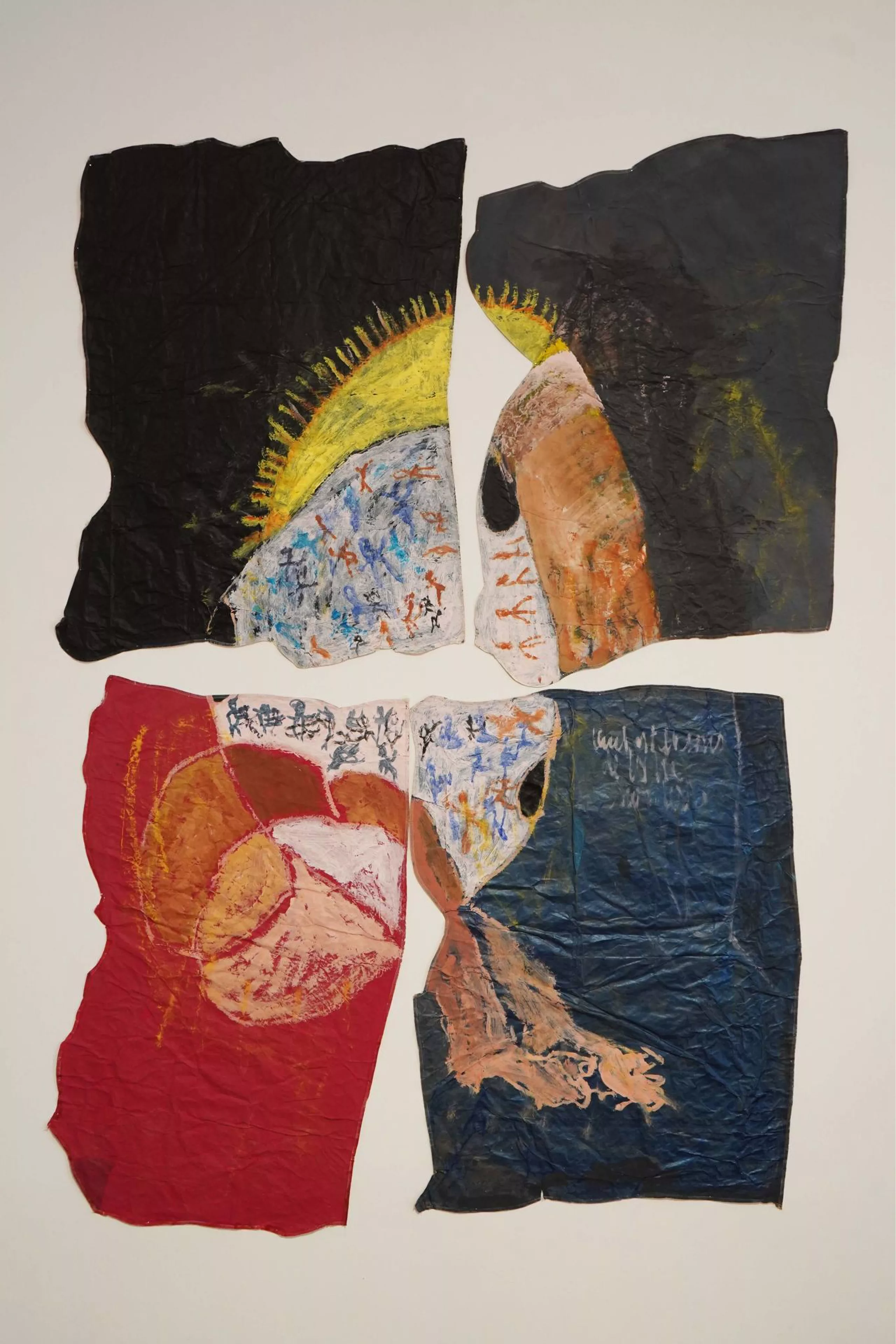 Oeuvre de l'exposition "Murmurations" de Pélagie Gbaguidi