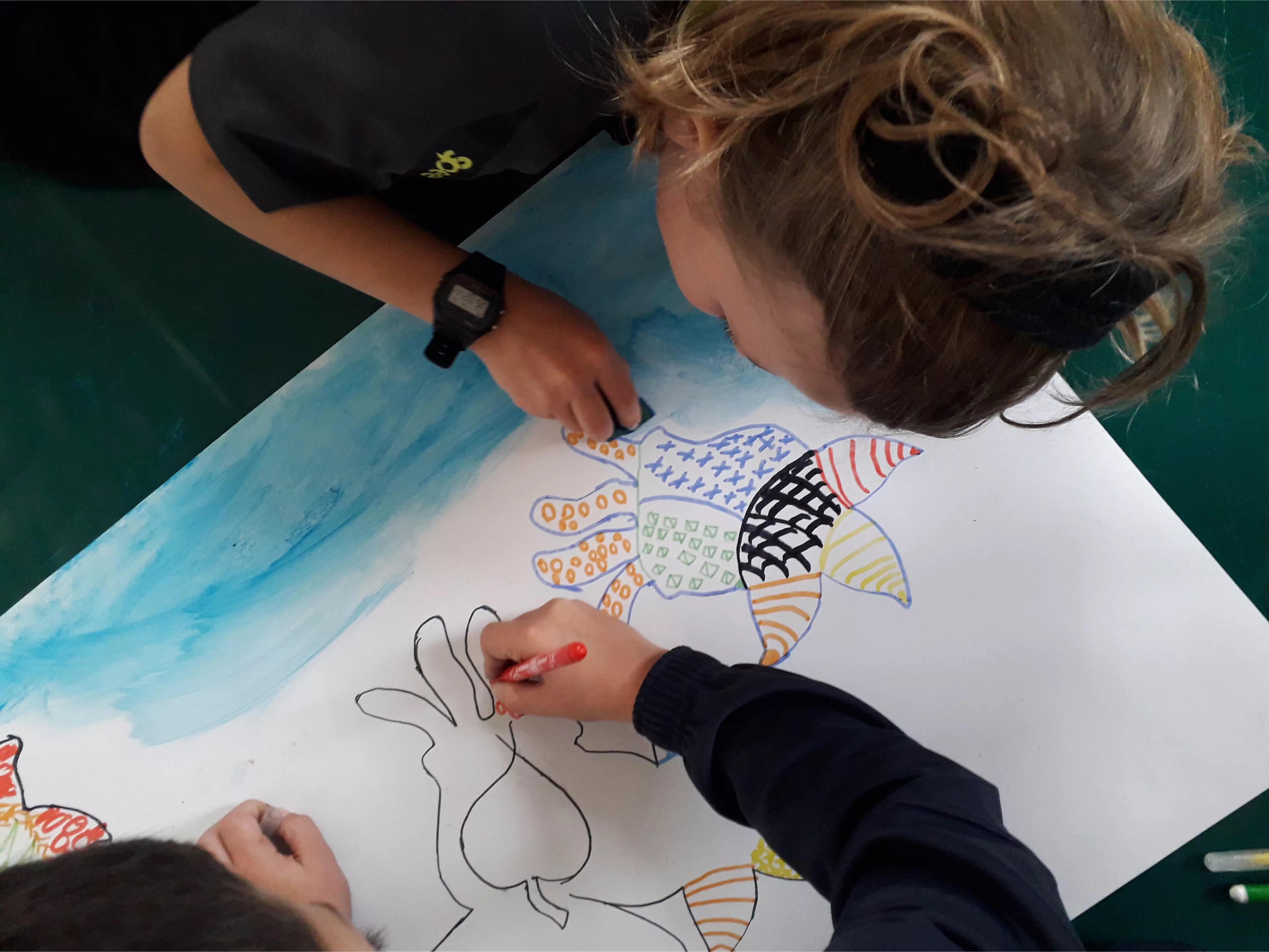 Atelier scolaire au Château de Rochechouart