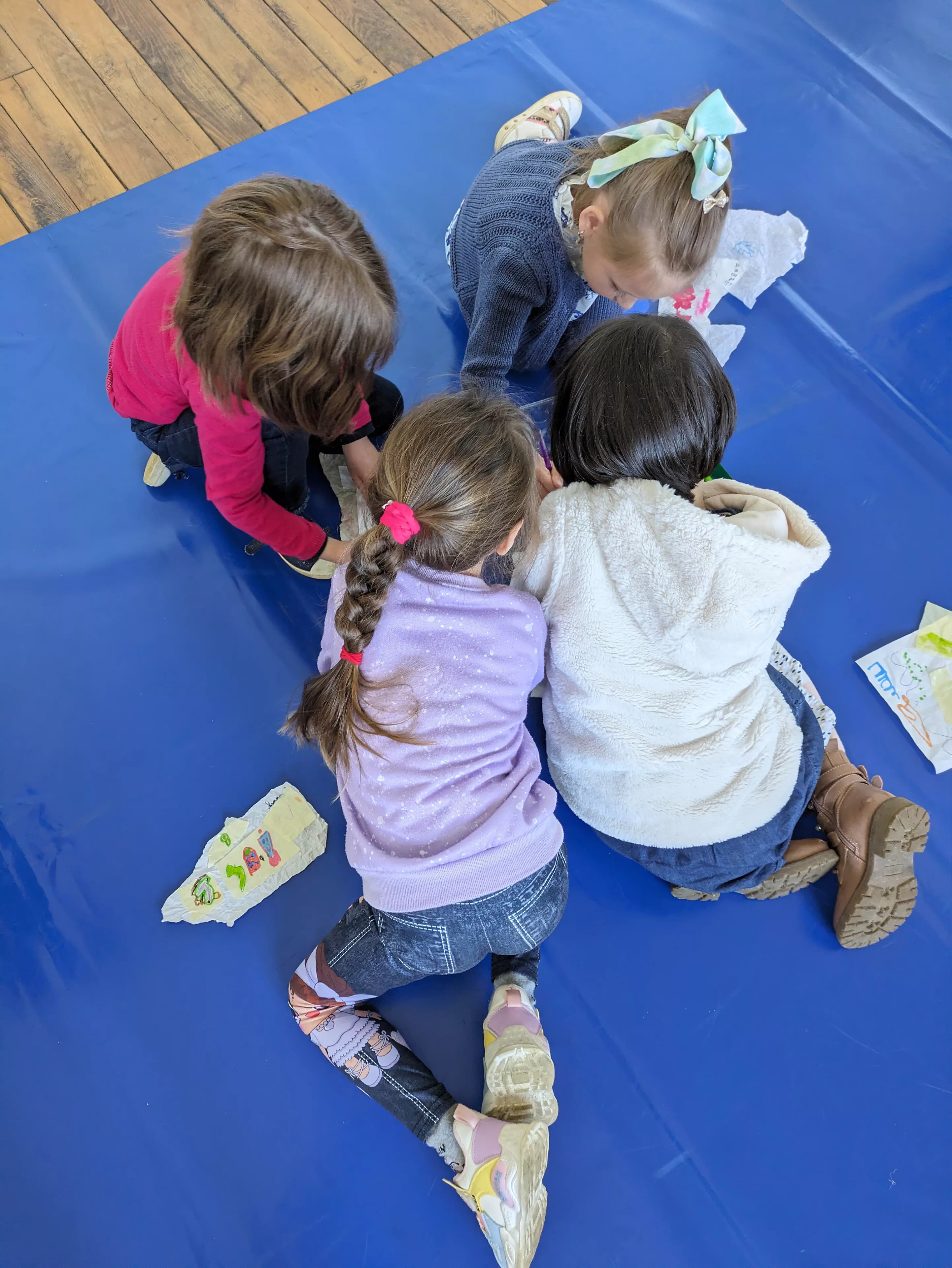 Atelier scolaire au Château de Rochechouart