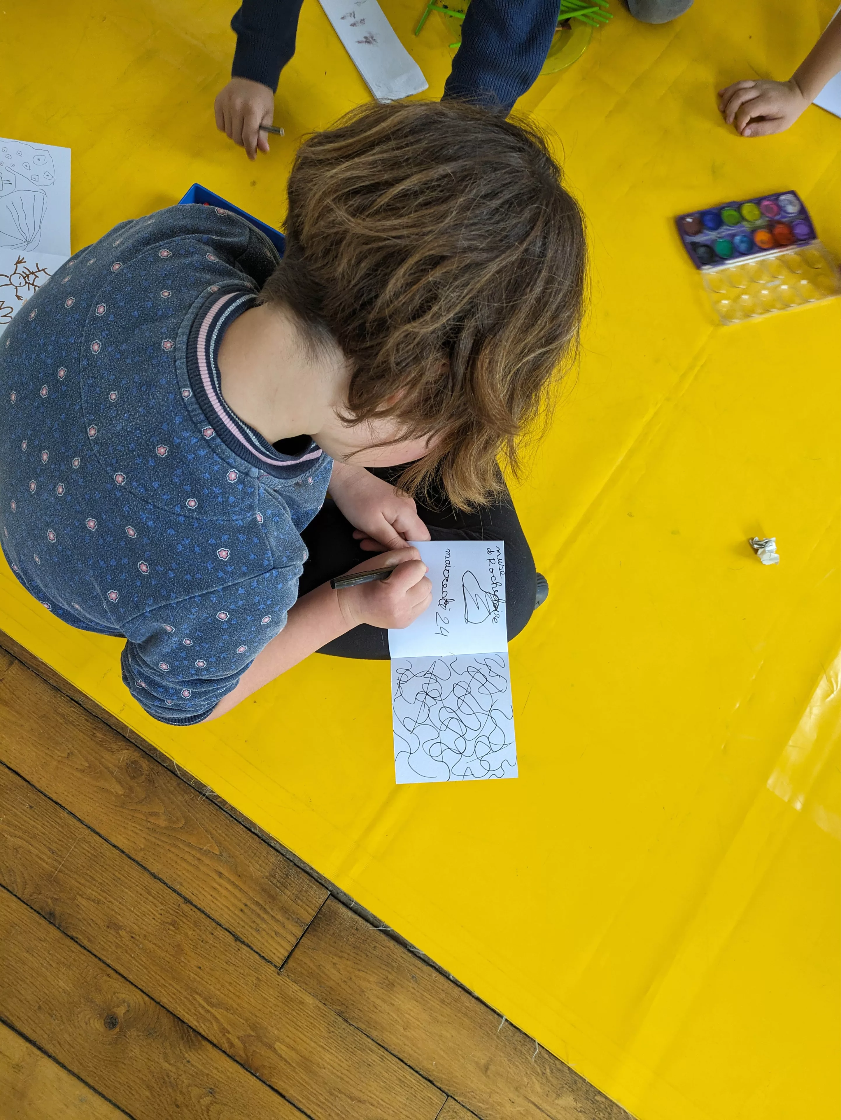 Atelier scolaire au Château de Rochechouart