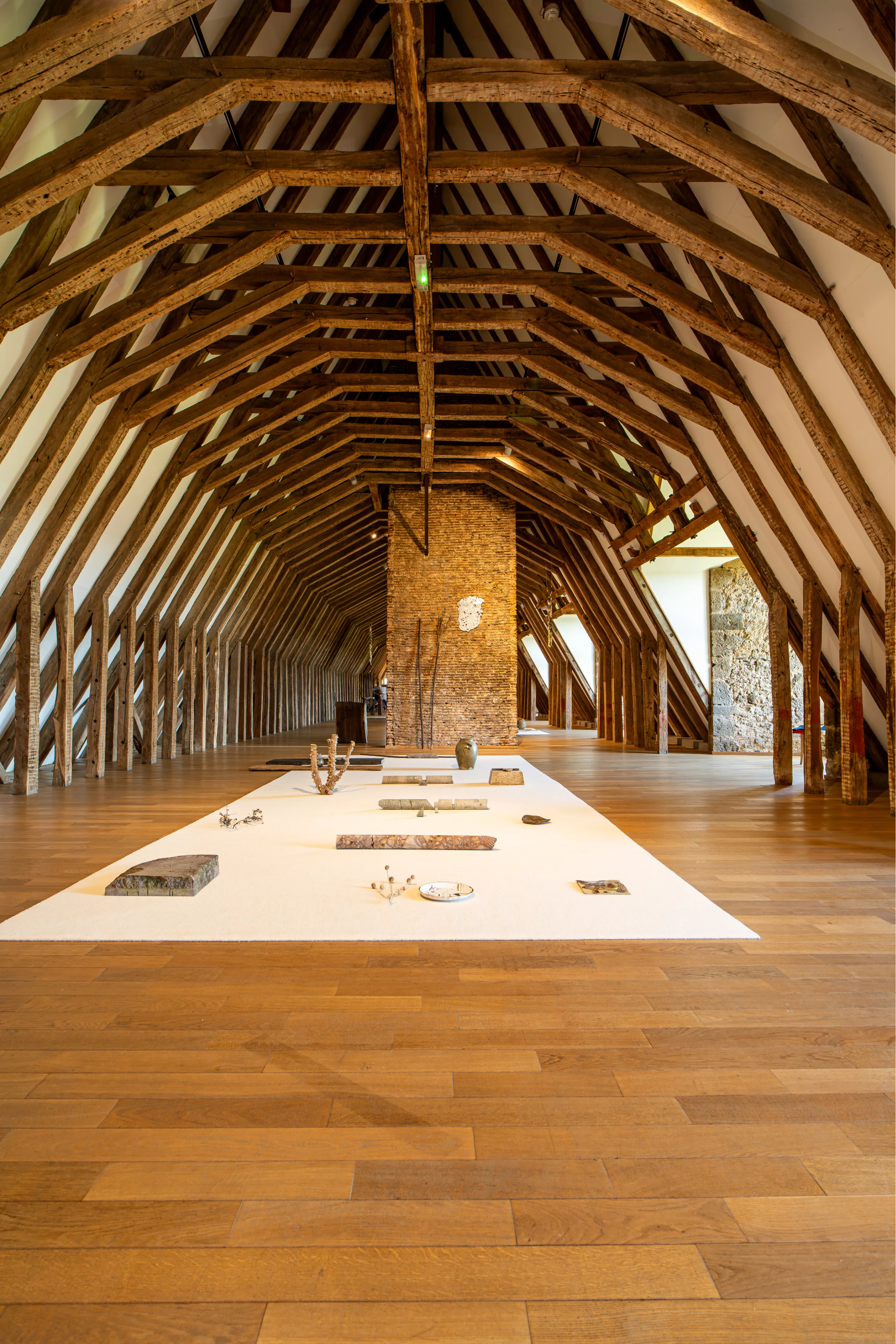 Vue intérieure du château de Rochechouart