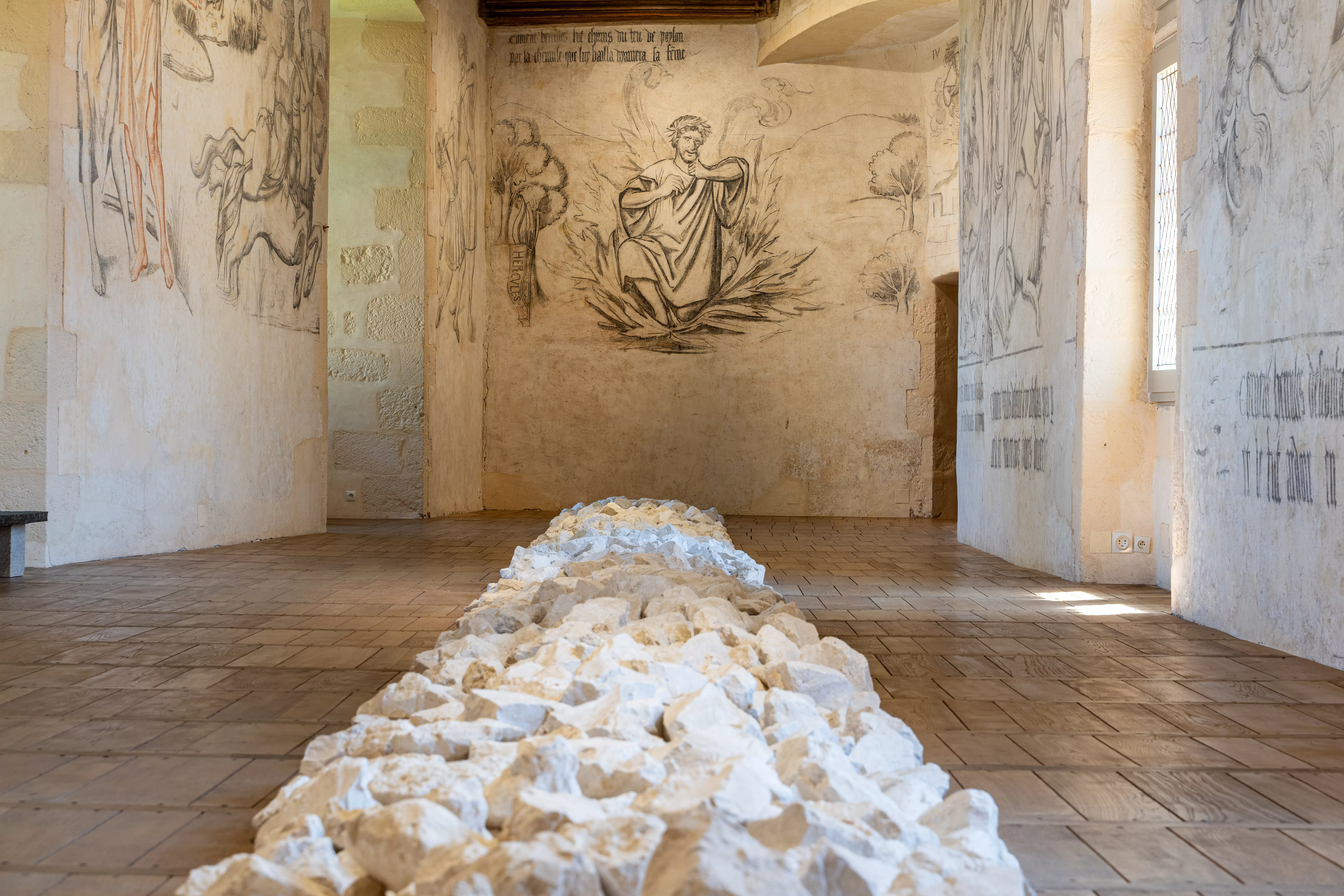 Rochechouart Line - Richard Long