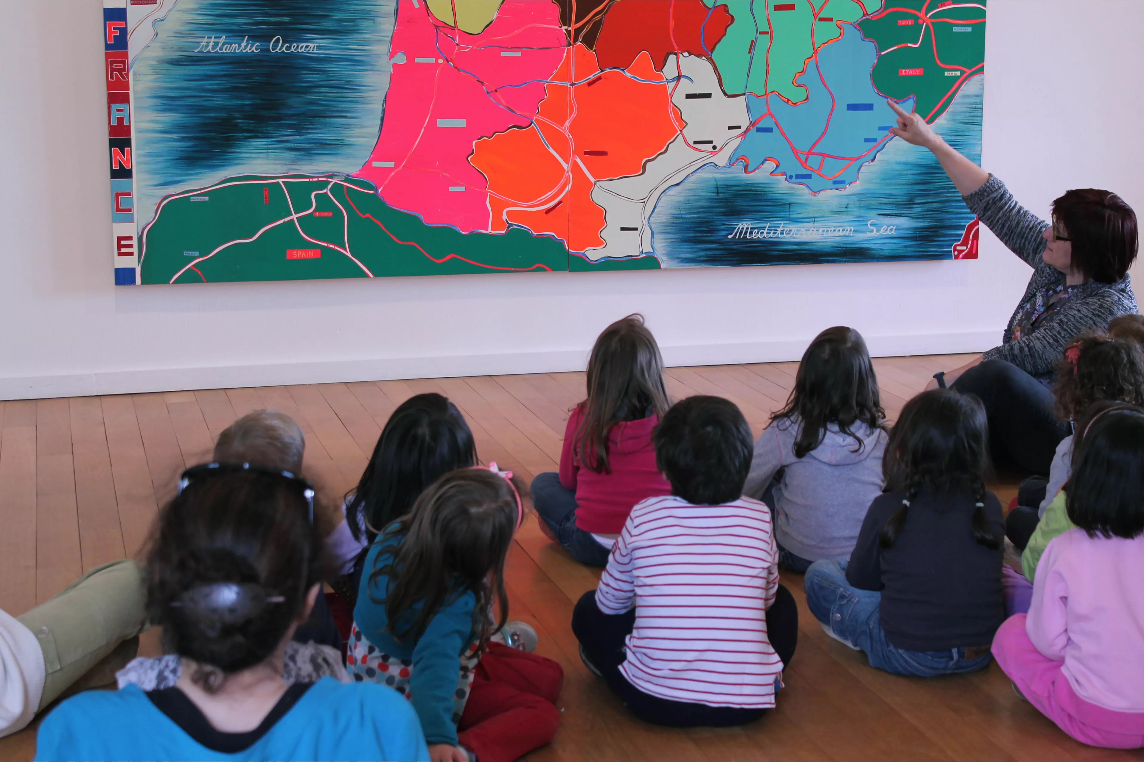 Visite scolaire au musée du Château de Rochechouart